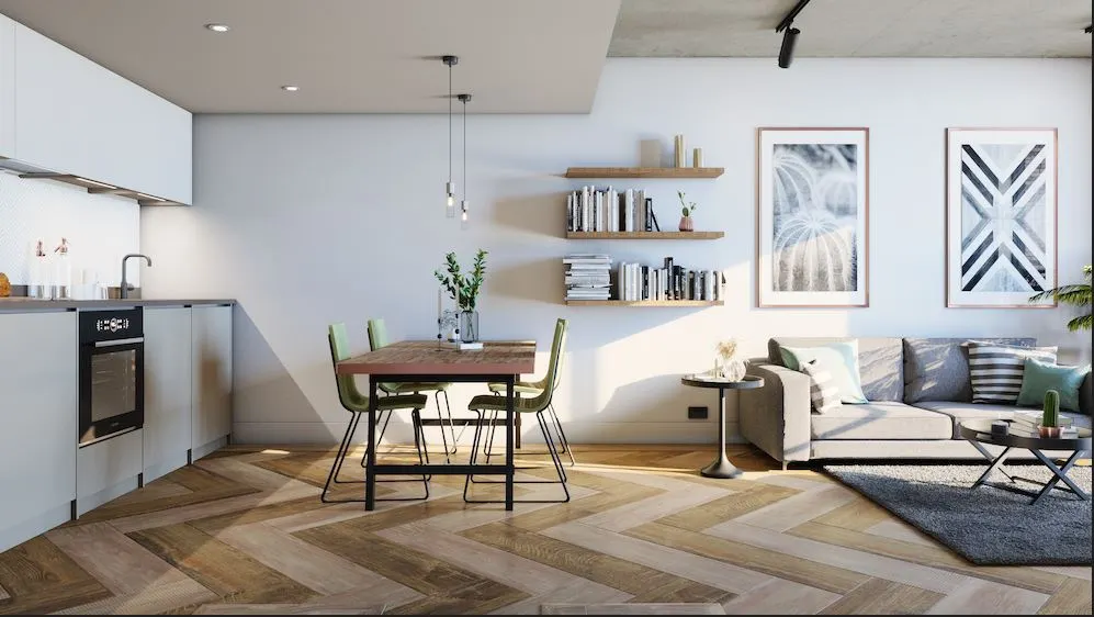 Ancoats Garden, Manchester Living Area