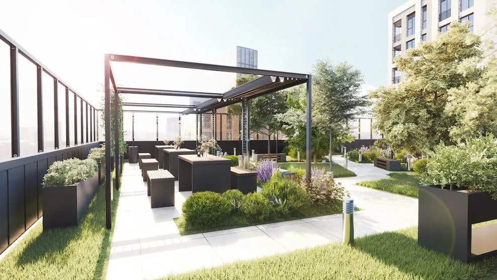 Ancoats Garden, Manchester roof terrace