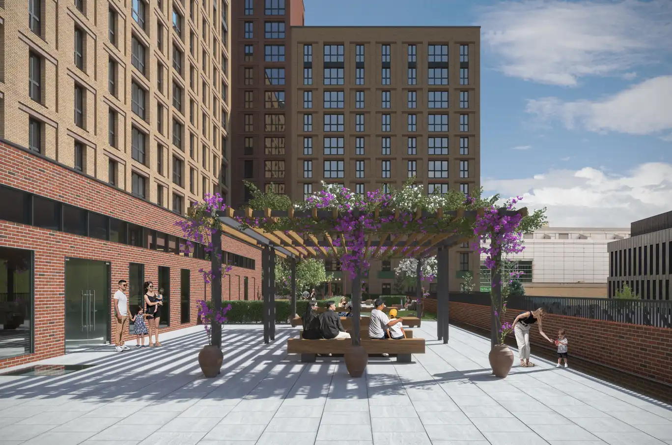 Waterhouse Gardens CGI Exterior