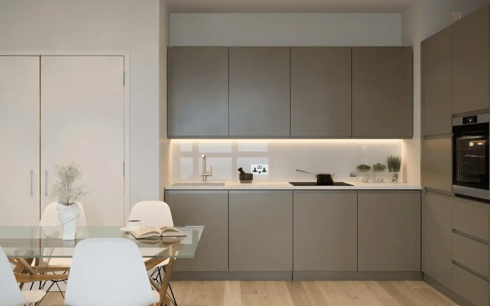 Waterhouse Gardens Kitchen CGI
