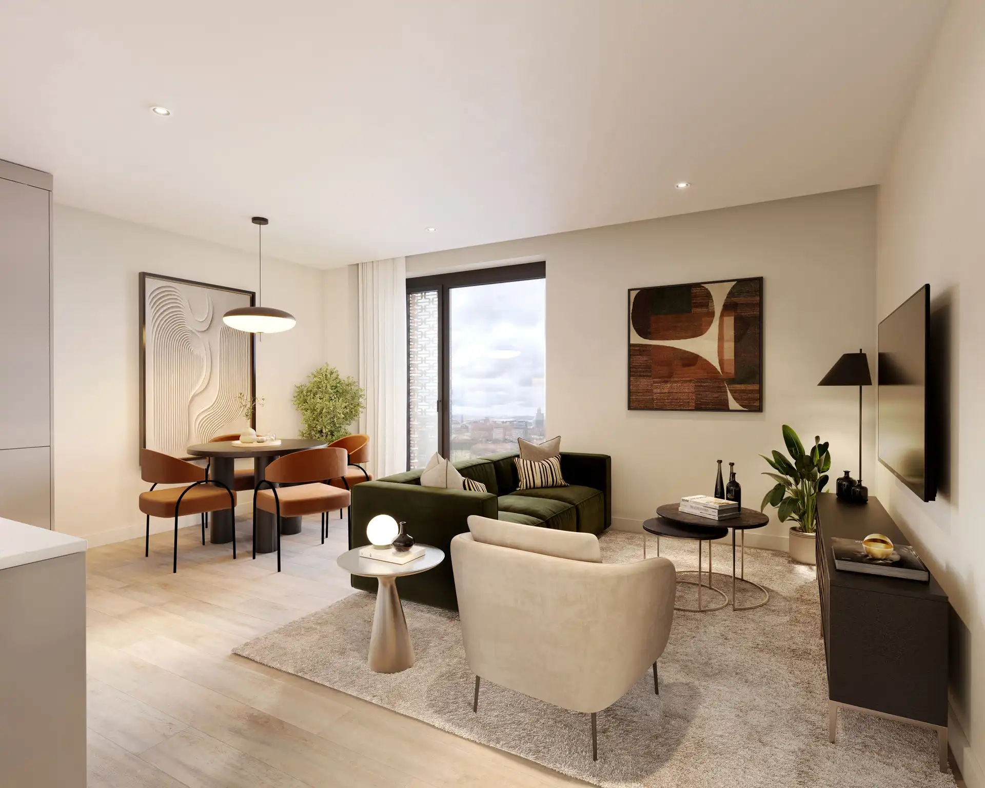 Vivere Residences Manchester Living Area