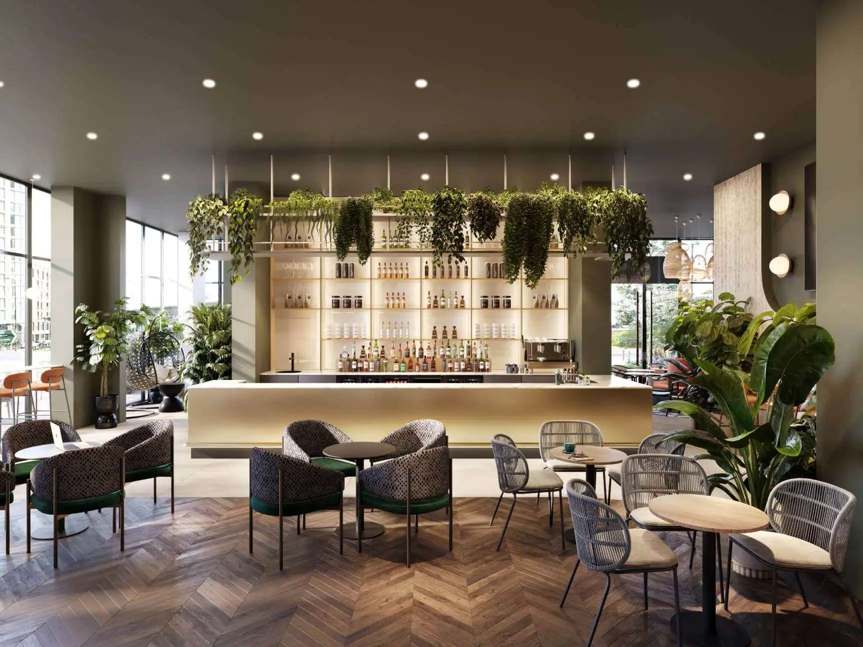 Onsite Bar At Vivere Residences Manchester