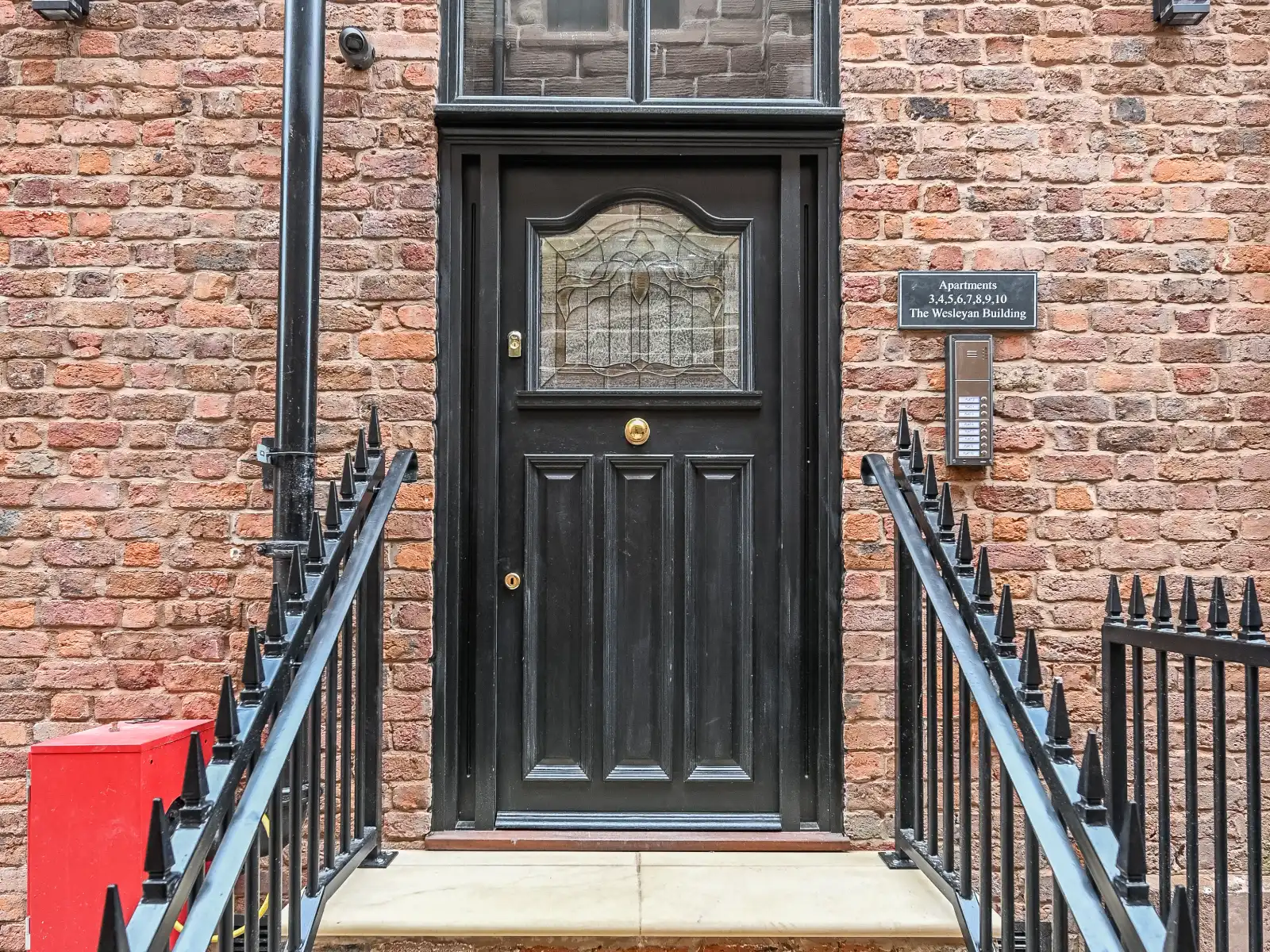 Wesleyan House, Liverpool Grand Entrance Front Doors