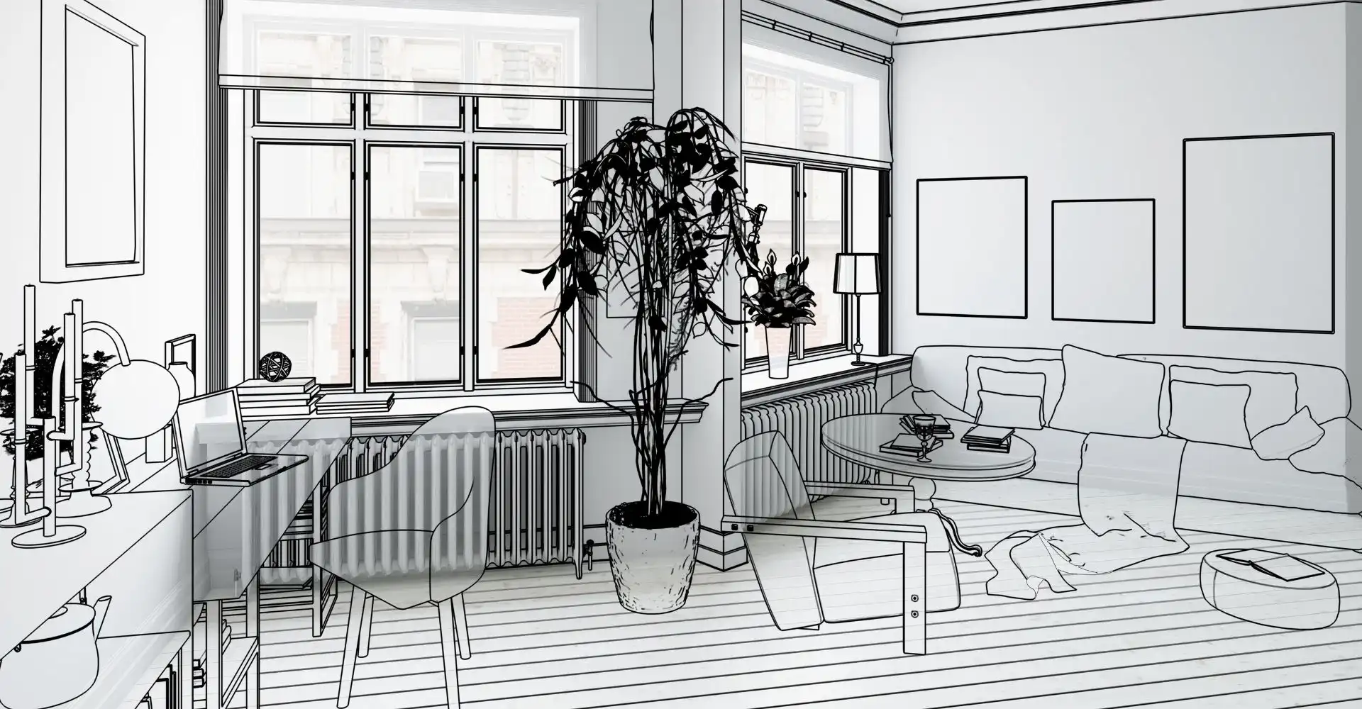 Off Plan Investment New Build Apartment Design CGI