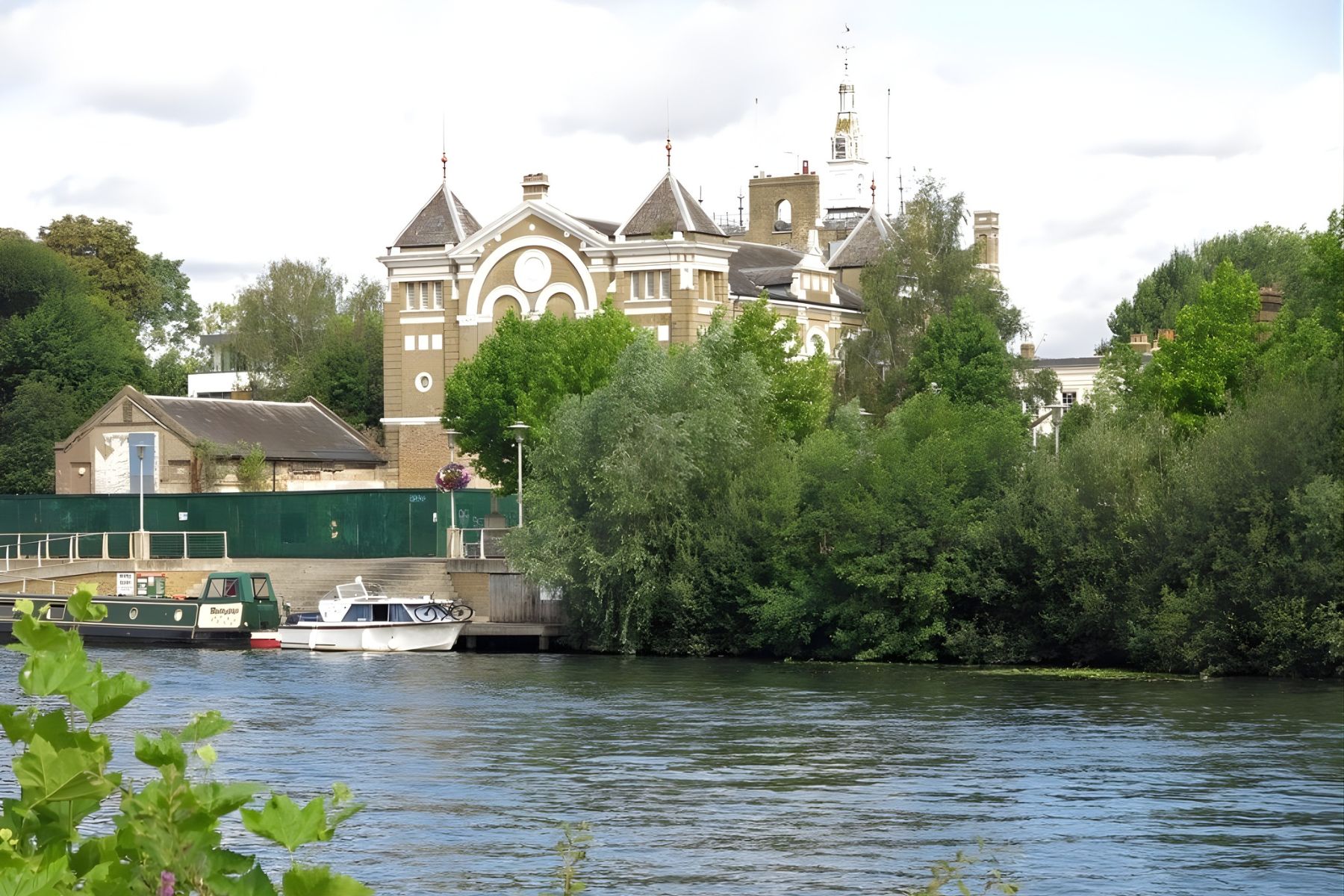 Staines-upon-Thames Town Hall near River Thames